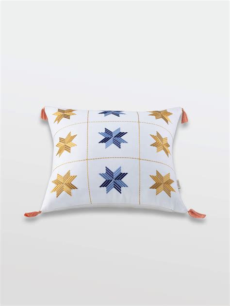 Buy Aakash Burst Navy Cushion | Stylish Home Decor | MiRooh – Mirooh