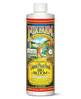 Fox Farm Big Bloom Liquid Concentrate Fertilizer, 1-Pint : Amazon.in ...