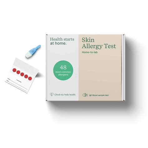 Skin Allergy Test Kit | At Home Skin Allergen Testing – Check My Body ...