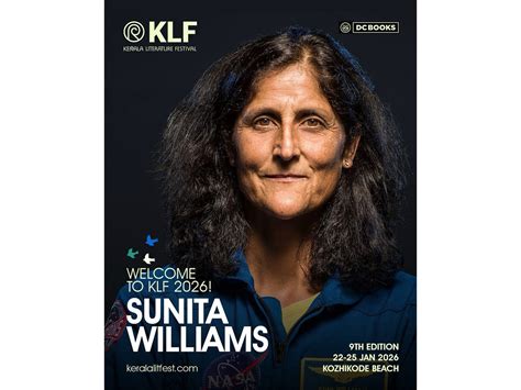 NASA astronaut Sunita Williams to attend Kerala Literature Festival 2026