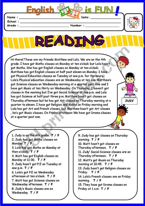Image result for Reading Time Task