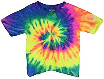 Buy Short Sleeve Tie-Dye T-Shirt - Neon Rainbow - Toddler - Assorted ...