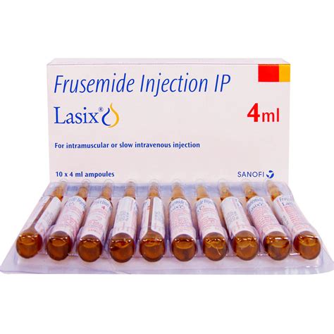 Buy Lasix Injection 10 x 4 ml online | Uses, Side Effects, Price and ...