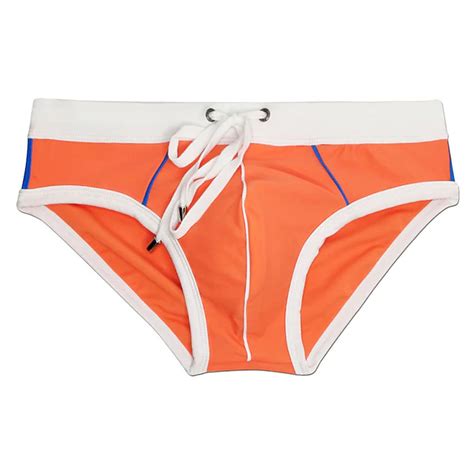 Men's Swimwear Swim Shorts Shorts Swim Briefs Color Block Comfort ...