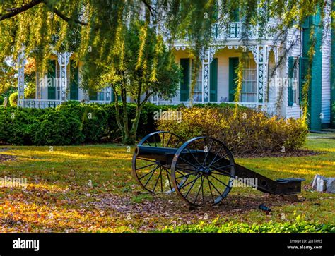 Exterior shot of antebellum Dr. Josephus Hall House in Salisbury, North ...