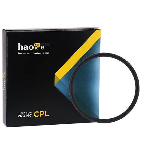 Buy Haoge 43mm MC CPL Multicoated Circular Polarizer Polarizing Lens ...