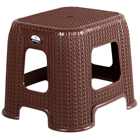Buy Joyo Knit Stool/Patla - Plastic, Medium, Brown Online at Best Price ...