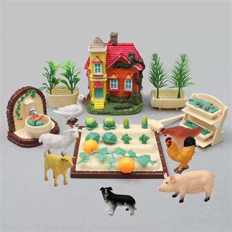 PPXMEEUDC 24 Mini Farm Animal Figurines Realistic Figures India | Ubuy