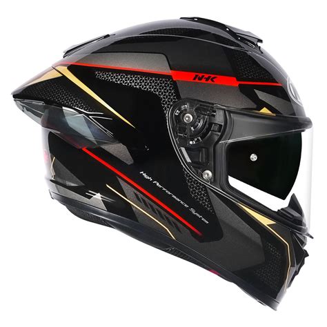 K5R ANOMALISTIC BLACK RED GLOSSY – NHK Helmets