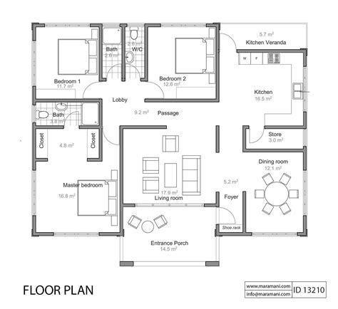 3 bedroom house plans – Artofit