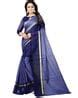 Buy Navy Blue Sarees for Women by Blissta Online | Ajio.com