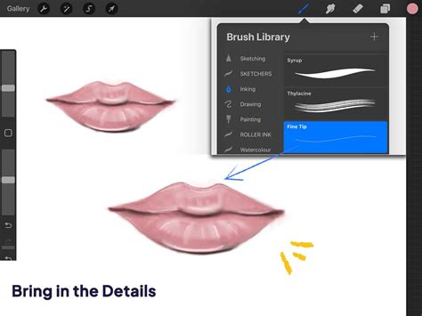 Image result for Drawing Lips Procreate