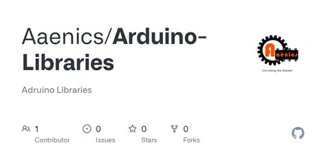 GitHub - Aaenics/Arduino-Libraries: Adruino Libraries