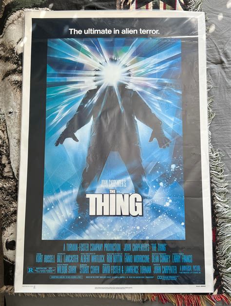 Original 1982 “The Thing” Poster (Rolled) : r/movieposters