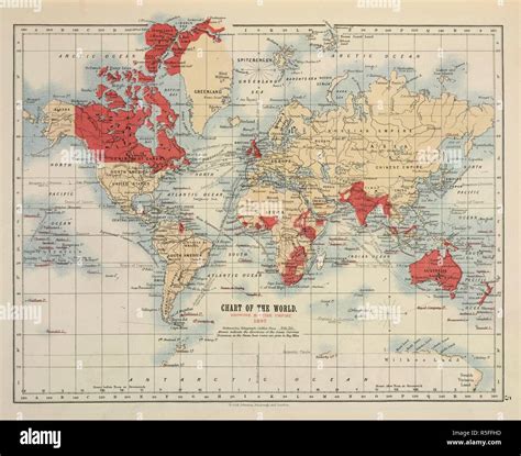Victorian empire map hi-res stock photography and images - Alamy