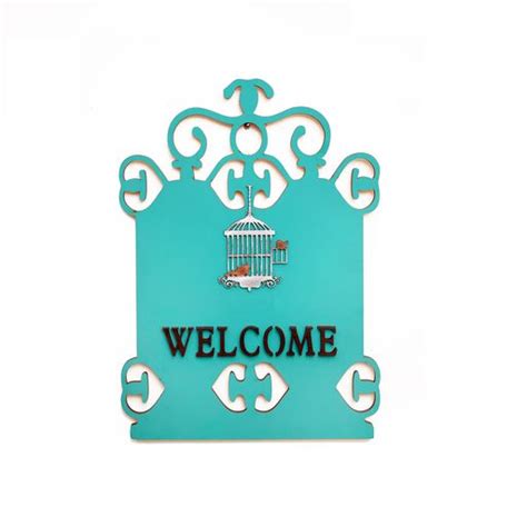 Welcome Wooden 3D Vintage Pattern Grill Home Decor Art – Chalk My Theme