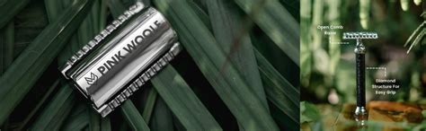 Pink Woolf Double Edge Safety Razor OC70 (OPEN COMB) | Classic Elegance ...