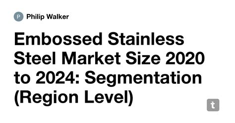 Embossed Stainless Steel Market Size 2020 to 2024: Segmentation (Region ...