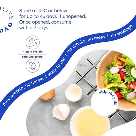 Liquid Egg Whites by Ovolite | High Protein, Low Calorie Food