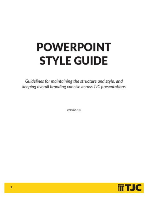 Image result for PowerPoint Style Guide