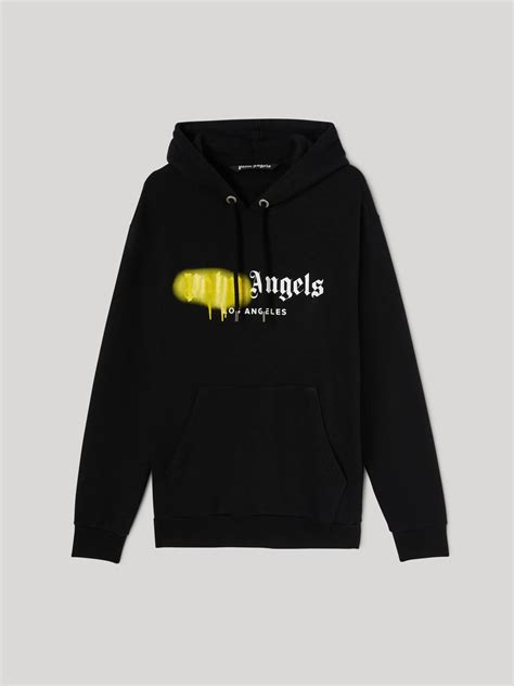 Palm angels hoodie black new arrivals