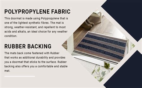 Buy Onlymat Rubber Tray Printed Polypropylene Anti-Slip Rubber Doormat ...