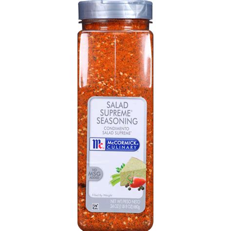 Mccormick Culinary Salad Supreme Seasoning, 24 Ounces, 6 Per Case