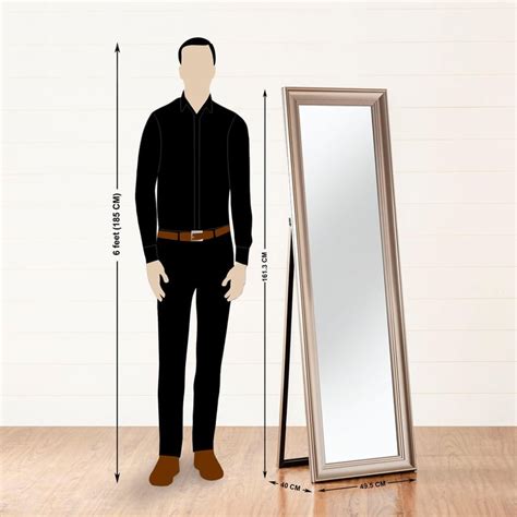 Buy Garnet Standing Mirror - Light Brown from Home Centre at just INR ...