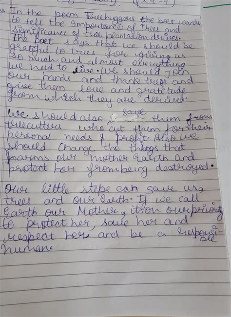 Summary of poem tree huggers by Todd michael - Brainly.in