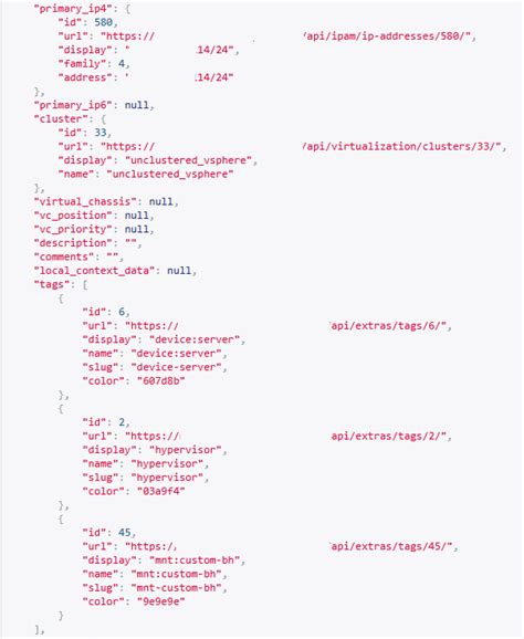 NetBox REST API 的图像结果