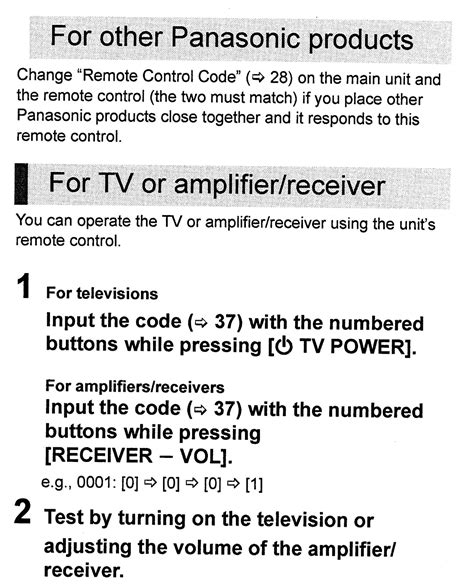 Codes For Panasonic _ Universal TV Remote Codes in 2025: All Popular ...