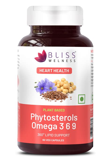 Buy Omega 3 6 9 + Phytosterol Capsules: Lipid Profile & Immunity ...