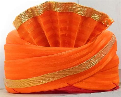 Homely Cotton Traditional Pagdi/Pagri/Turban/Safa for Unisex (Orange ...