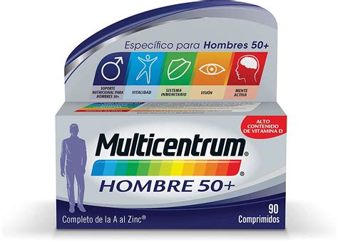 Complemento multivitamínico para hombres 50+ sin gluten. » Michollo.com