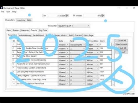 How to Use XV2 Save Editor 的图像结果