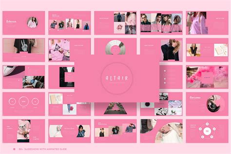 Powerpoint Themes Pink