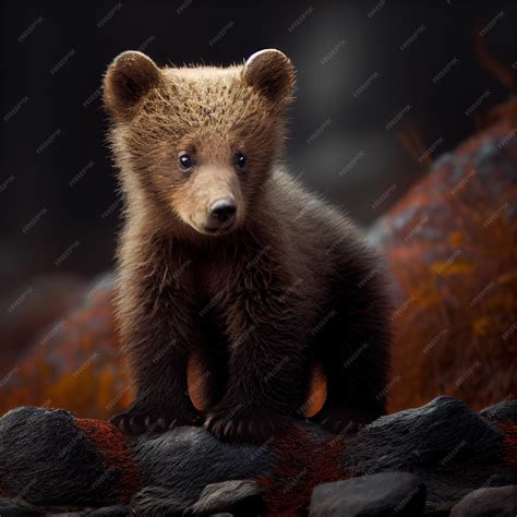 Cute Baby Brown Bear