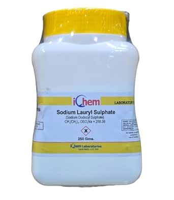 ICHEM Sodium Lauryl Sulphate (250GMS) Assay 90% Min (Lab use only ...