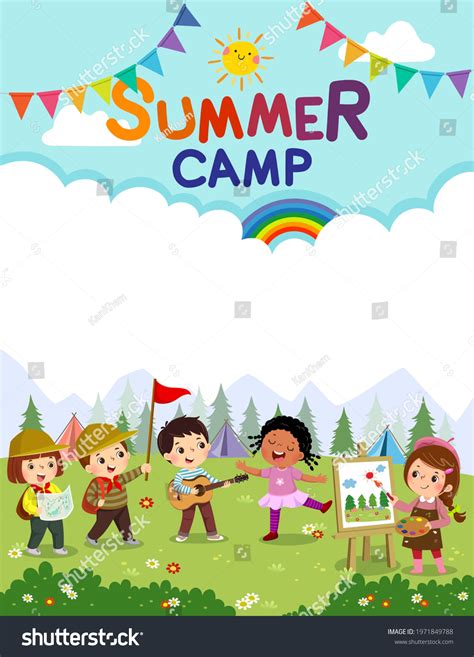 Summer Camp Activities Clip Art