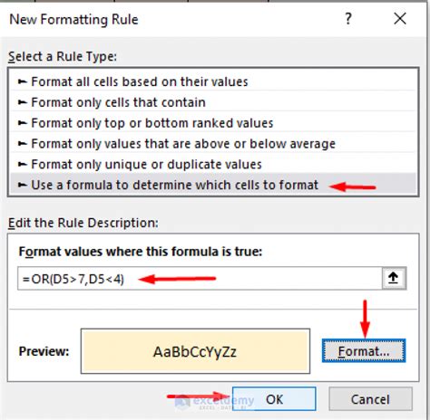 Image result for Conditional Formatting Heighlight Multiple Columns