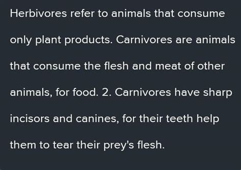 how did herbivorous and carnivorous animals able to coexist in the ...