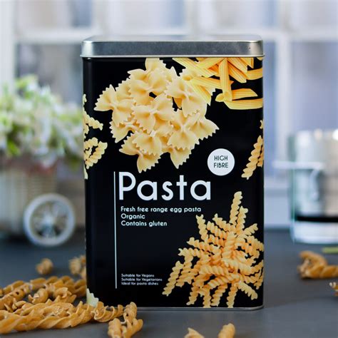 Metal Pasta Jar - Black, 3000Ml – MARKET99