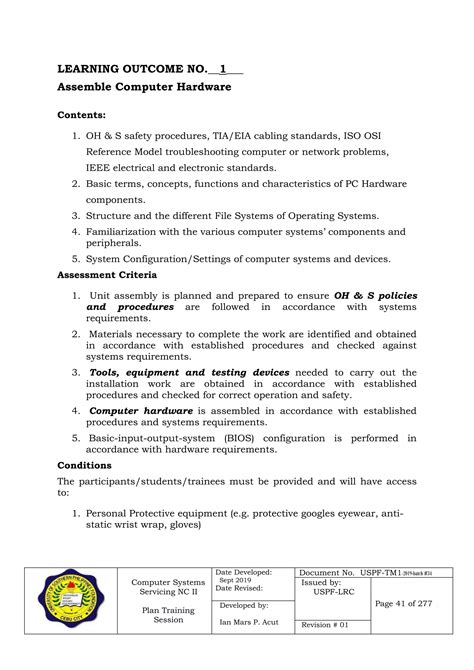 Rezultat imagine pentru Computer Systems Servicing NC II