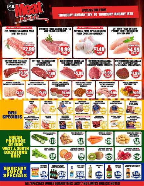 M.R. Meat Market Flyer January 11 to 18