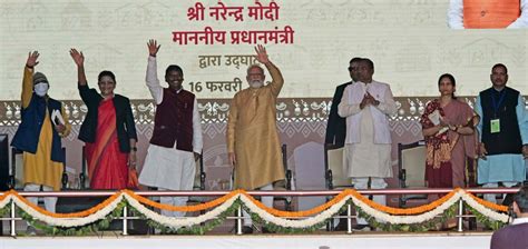 PM inaugurates Aadi Mahotsav at Major Dhyan Chand National Stadium in Delhi