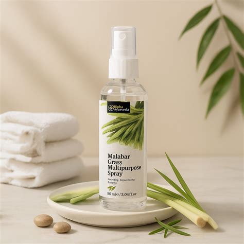 Malabar Lemongrass Face Mist | Natural Toner Spray – Bipha Ayurveda