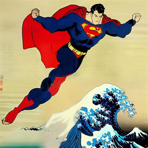 Superman in Japanese Painting : r/StableDiffusion