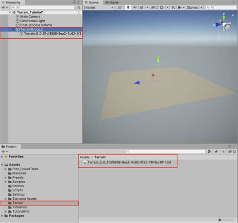 Unity Create Terrain Tutorial 的图像结果