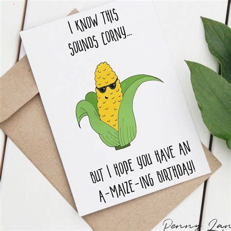 birthday card ideas puns