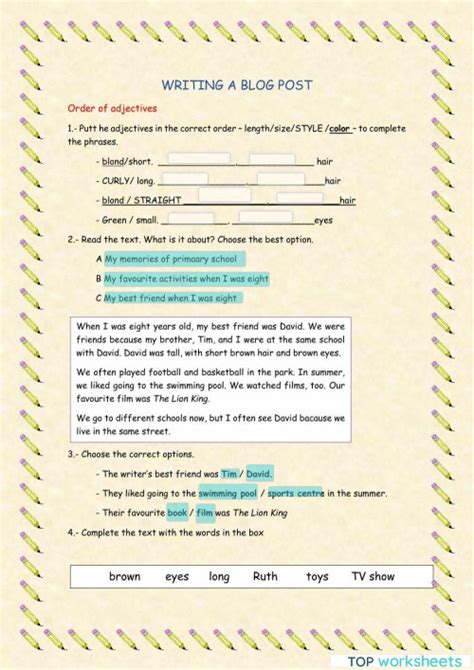 Image result for Blog Writing Lesson